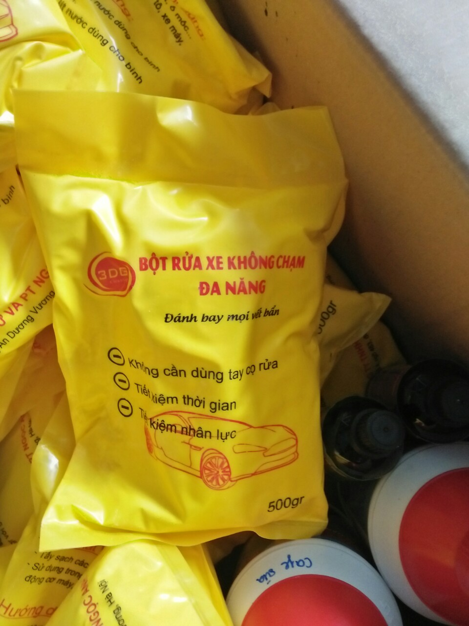 COMBO 2 TÚI  BỘT RỬA XE KHÔNG CHẠM ĐA NĂNG 500g