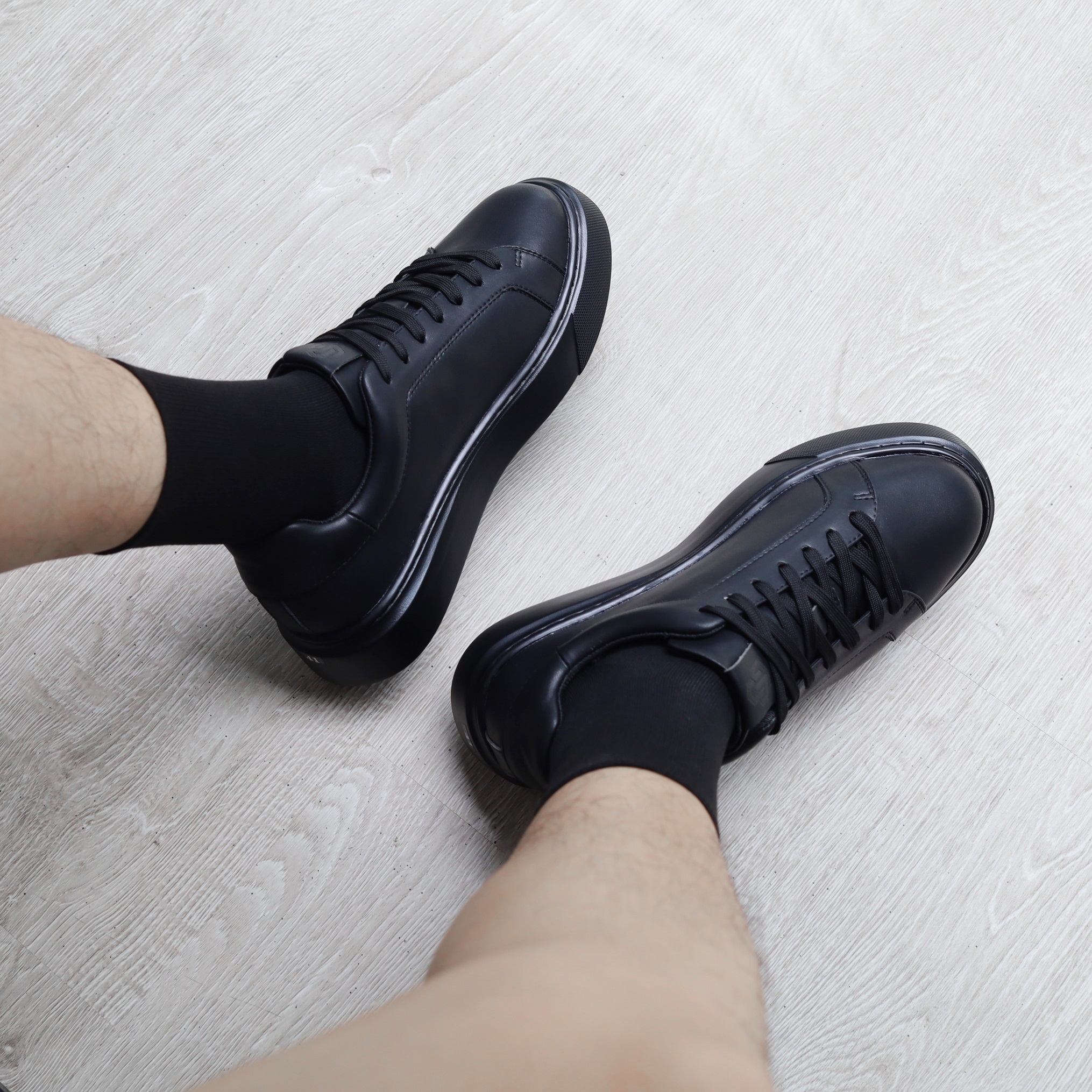 Giày Sneaker Basic JOG04 - Đế khâu cao 4cm , bảo hành chính hãng 12 tháng ( S1 )