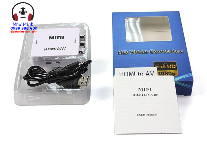 Bộ chuyển đổi tín hiệu MINI HDMI to AV