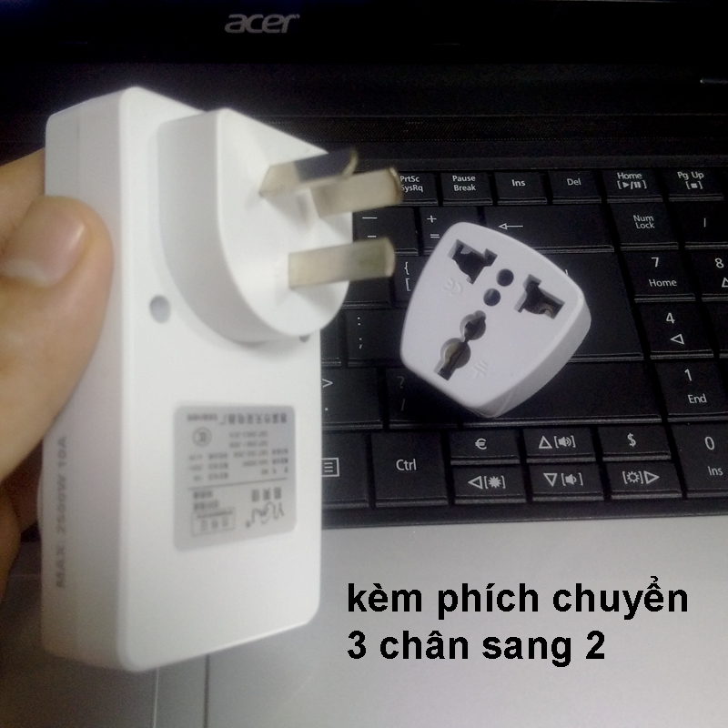 Ổ Cắm Hẹn giờ Chỉnh Cơ 2500W Siêu bền TW960