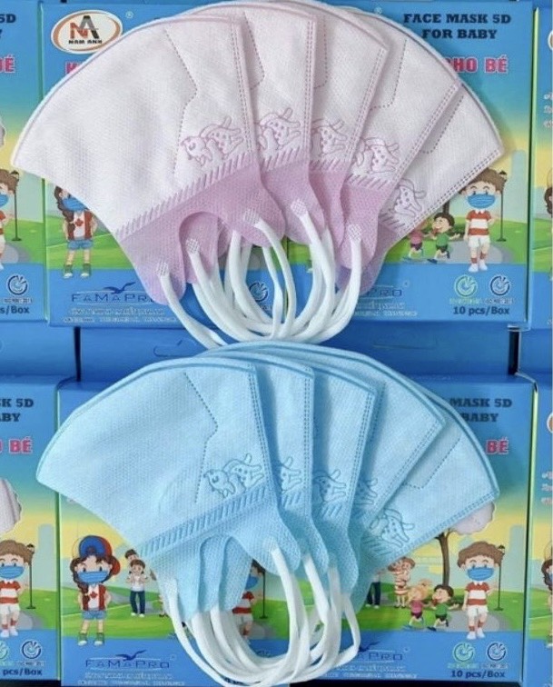 Khẩu trang kháng khuẩn cho bé