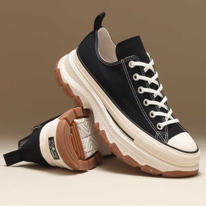 Giày Converse All Star 100 TREKWAVE OX low top black ( Full box)