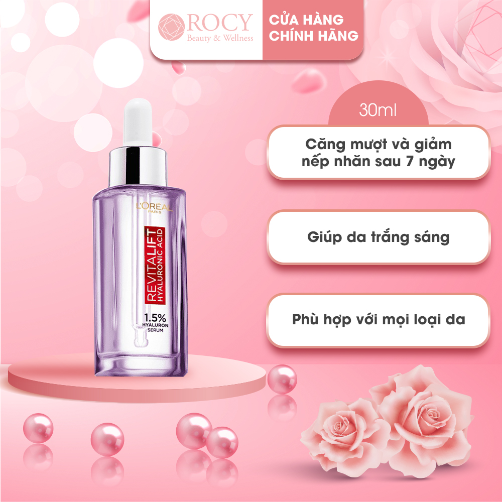 Serum Siêu Cấp Ẩm Sáng Da LOreal Paris Hyaluronic Acid 1.5% 30ml