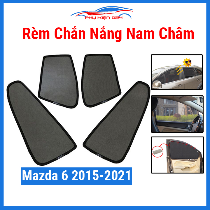 Chắn nắng nam châm ô tô mazda 6 2015 2016 2017 2018 2019 2020 2021 che nắng, cản bụi, bảo vệ xe hơi