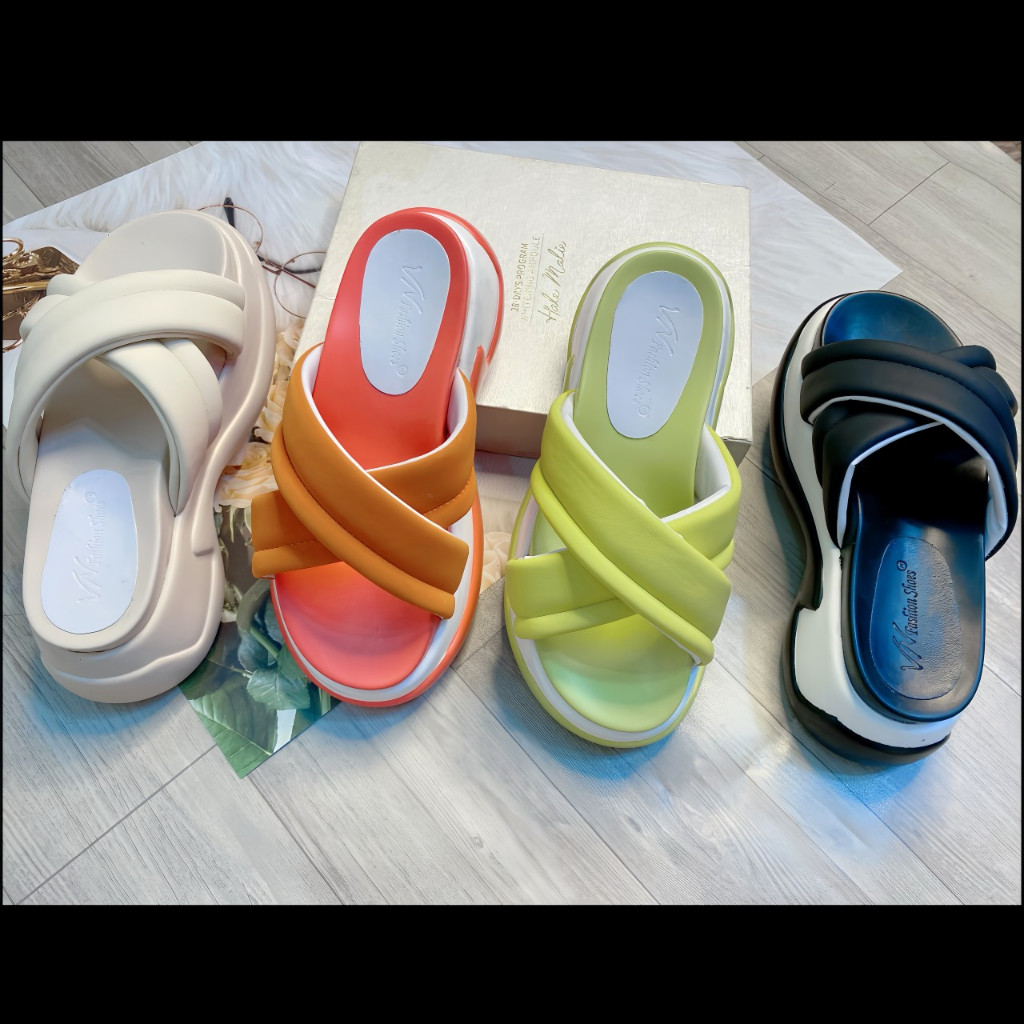 Dép xuồng cao cấp hàng QC 7cm