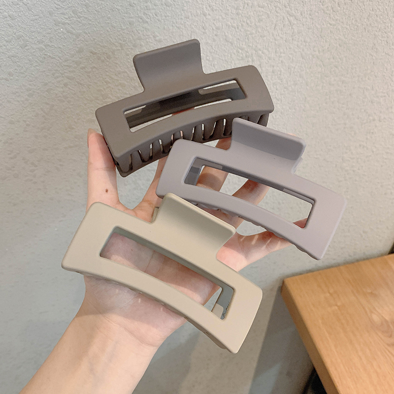 Kẹp Tóc Cỡ Lớn Thiết Kế Đơn Giản Phong Cách Hàn Quốc