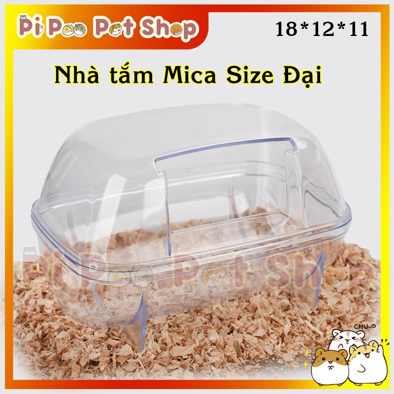 Nhà tắm mica cho hamster