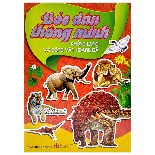 Fahasa - bóc dán thông minh - khủng long và động vật hoang dã