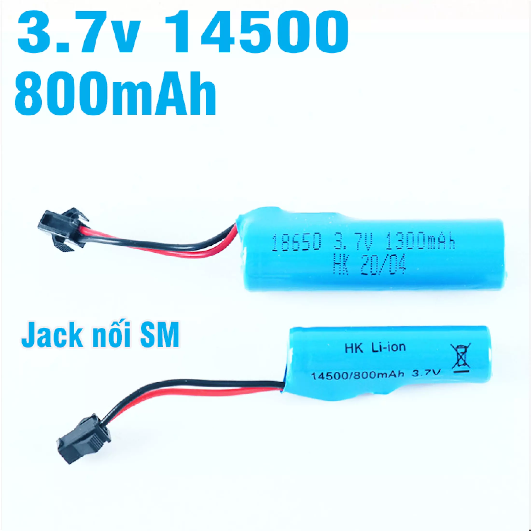 Pin sạc 14500 3.7v 800mA