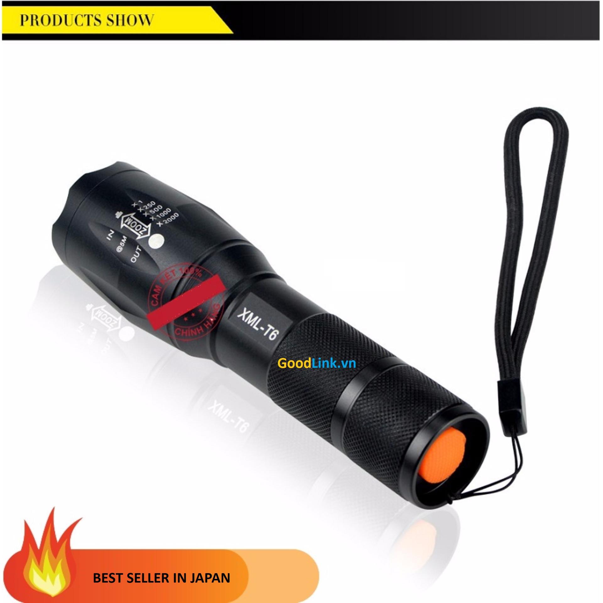 Đèn pin siêu sáng Police XML-T6 ( MADE IN JAPAN )