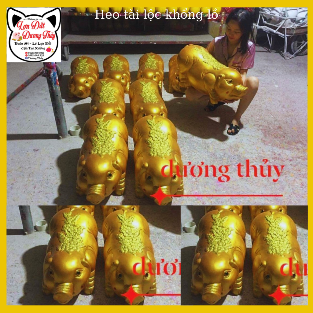 Lợn đất Tài Lộc 1 siêu to khủng lồ