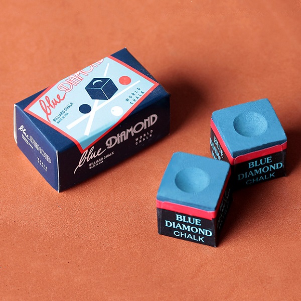 Lơ bida blue diamond hộp 2 viên độ bám cao, tẩy bi a dễ ăn phấn hanana