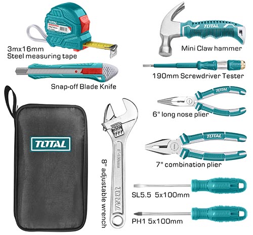 Bộ 9 dụng cụ Total (THKTHP90096)