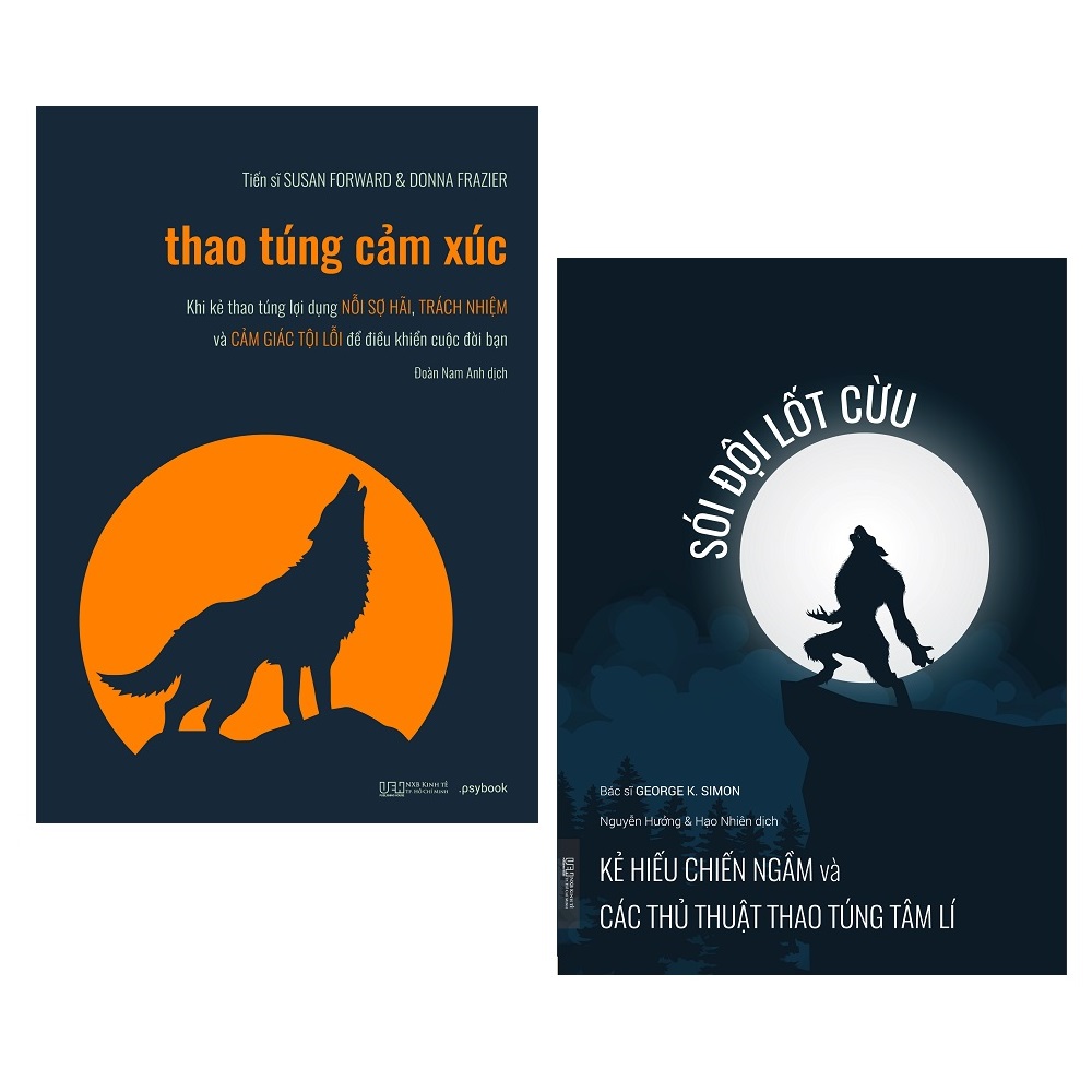 Sách - Combo Thao túng tâm lý (Thao túng cảm xúc + Sói đội lốt Cừu)