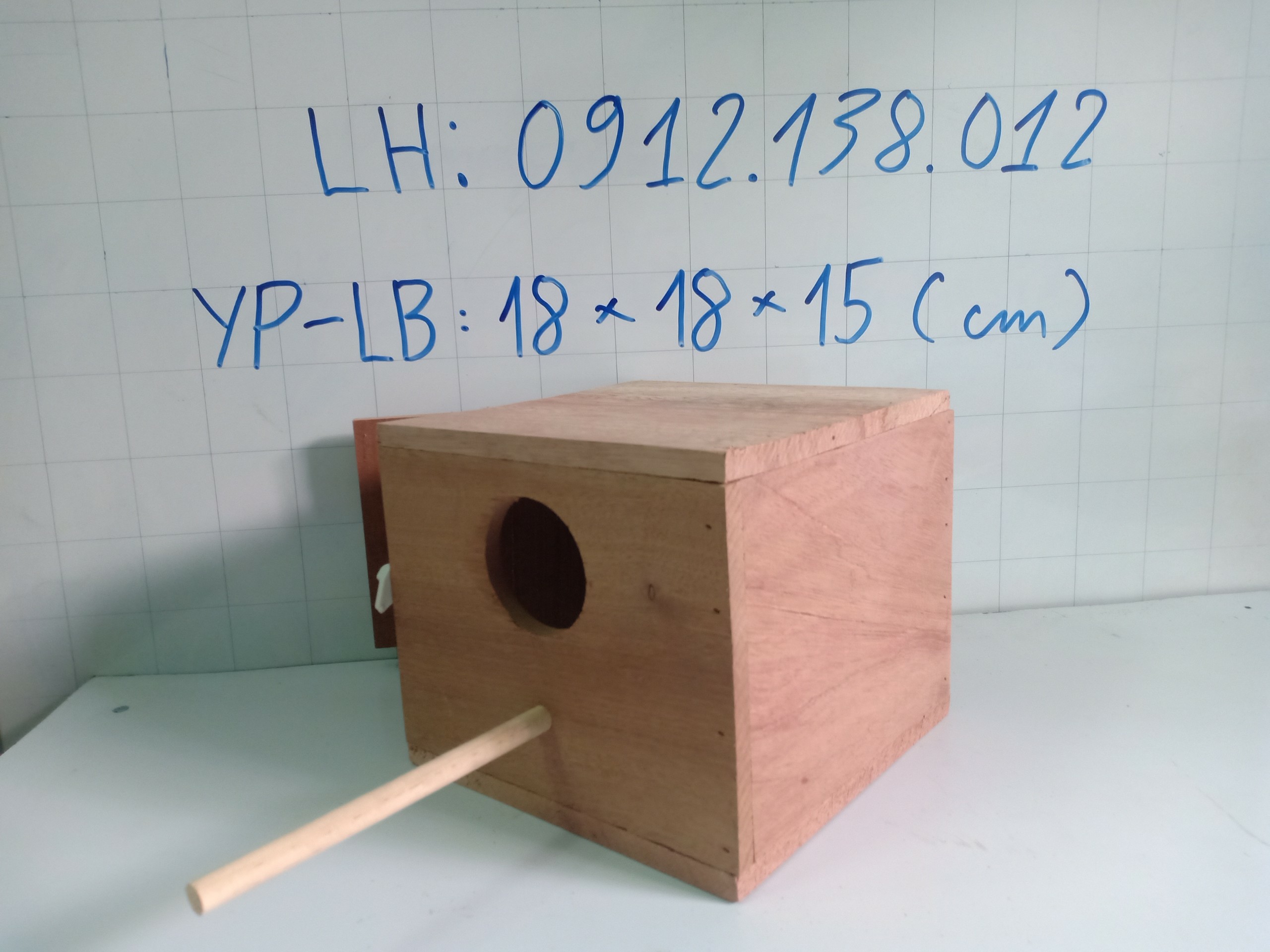 Tổ đẻ VẸT YẾN PHỤNG - KT 18*18*15 cm