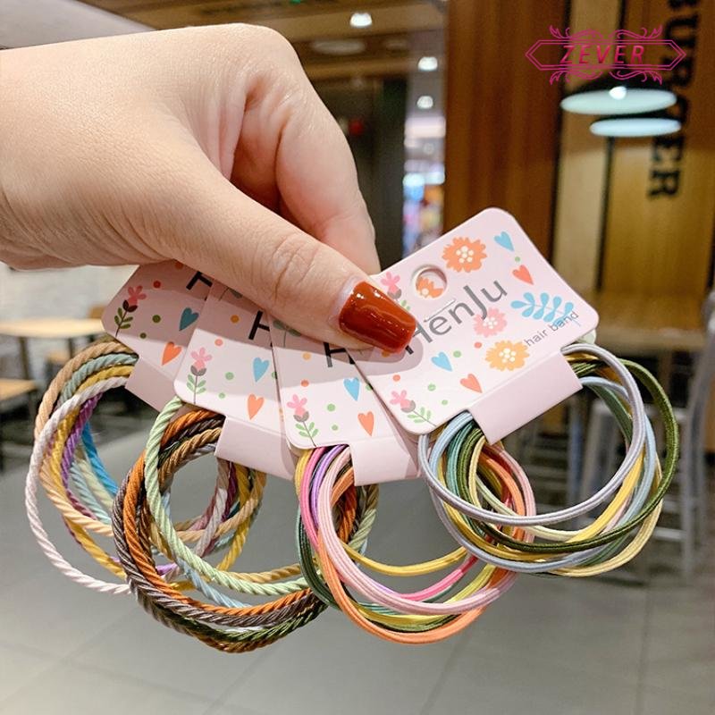 Set 6/8 dây buộc tóc dễ thương cho nữ
