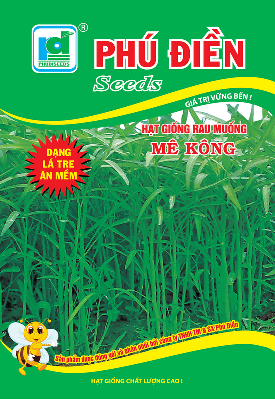 Hạt giống rau muống lá tre Mê Kông, rau muống cạn