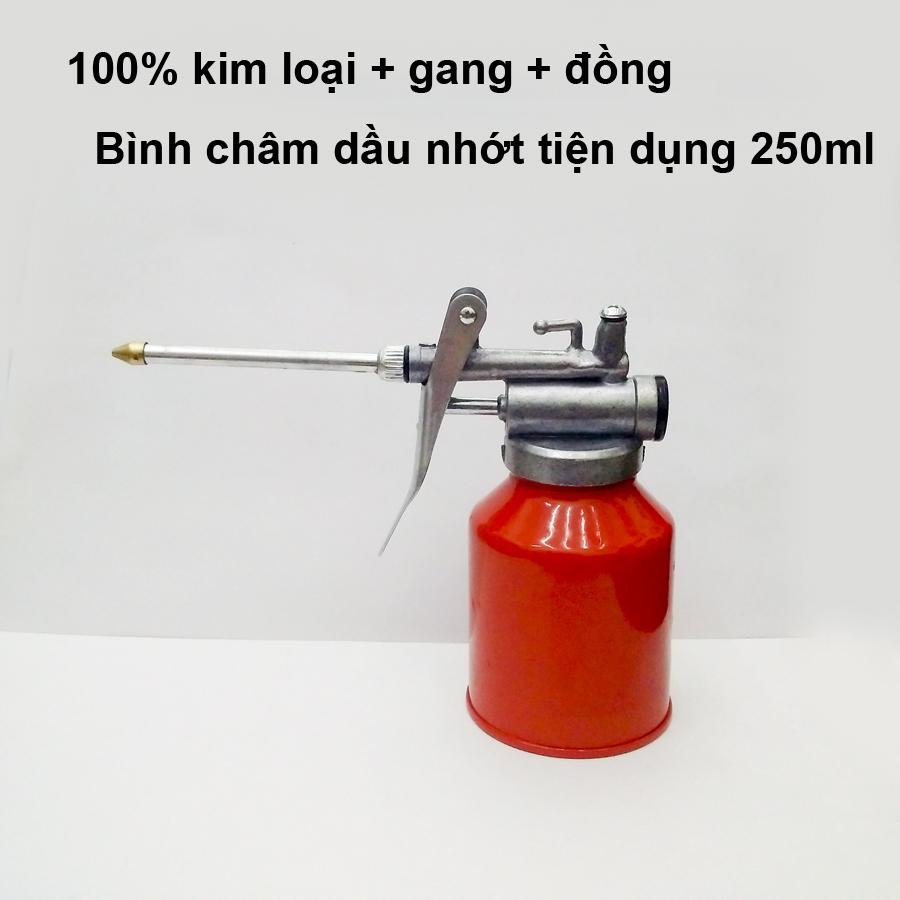 Bình châm nhớt, Gang đúc kim loại 100%
