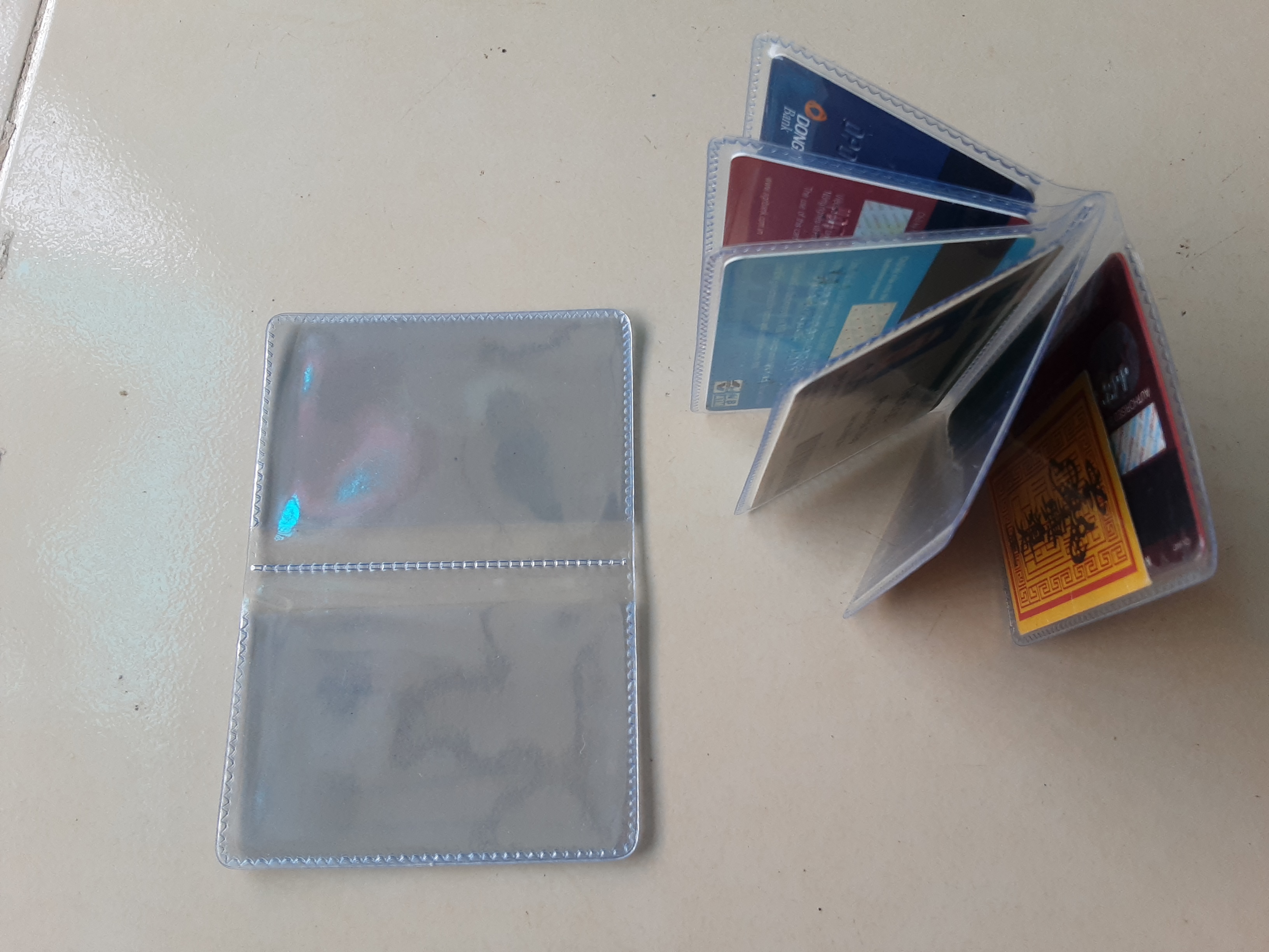 Bộ 5 vỏ đựng thẻ PET (GPLX, CCCD, GPLX...)