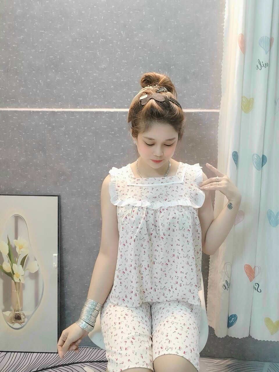 CÓ SIZE 68KG SET ĐỒ BỘ LỬNG LỤA BÔNG MÀU MỀM MÁT DỄ THƯƠNG