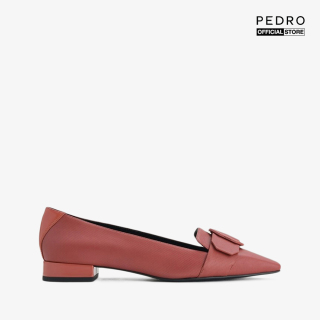 PEDRO - Giày đế bệt mũi nhọn đế vuông Textured Leather PW1-66480049-55 thumbnail