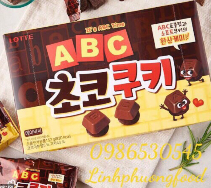 Kẹo Socola ABC 50g Lotte Hàn Quốc