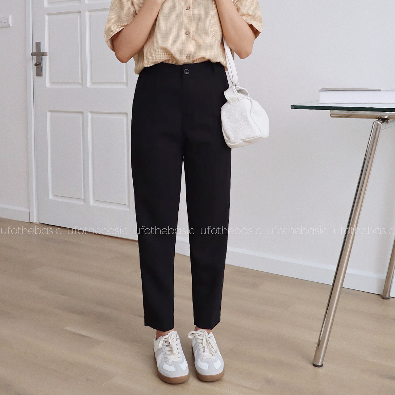 [Nhập LAZLOOK99 GIẢM 100K/500K] Quần baggy nữ – Basic Baggy – ufo.thebasic
