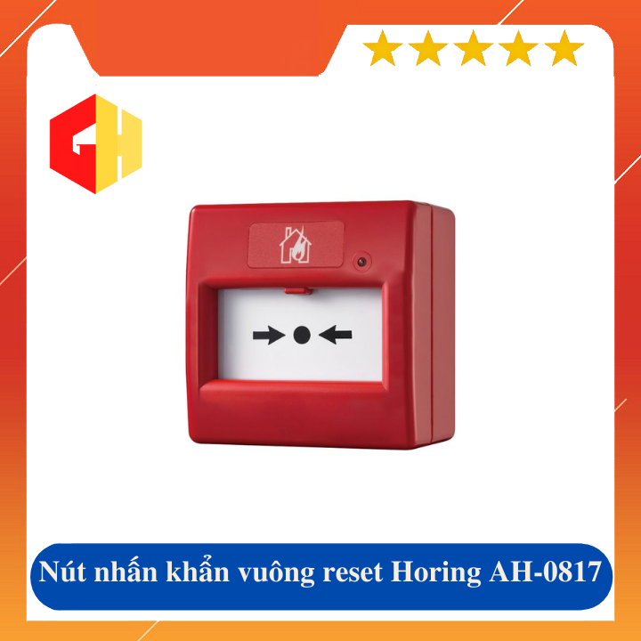 [HCM] Nút nhấn khẩn vuông HORING AH-0817
