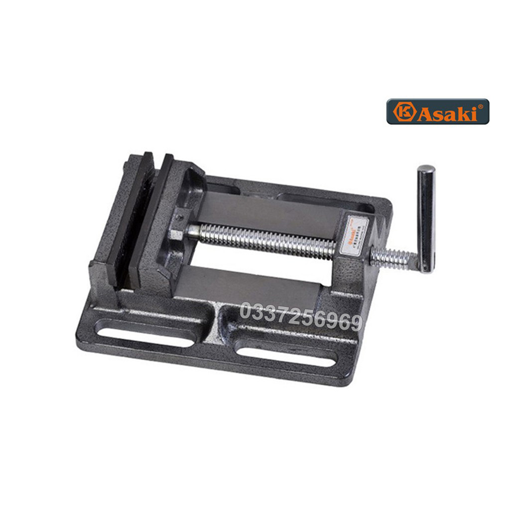 Ê tô bàn khoan 3inch/75mm ak-6285 asaki nhật bản cao cấp
