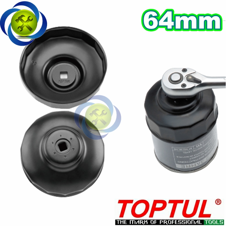 Cảo lọc dầu TOPTUL 14 r&atilde;nh m&agrave;u đen c&aacute;c size