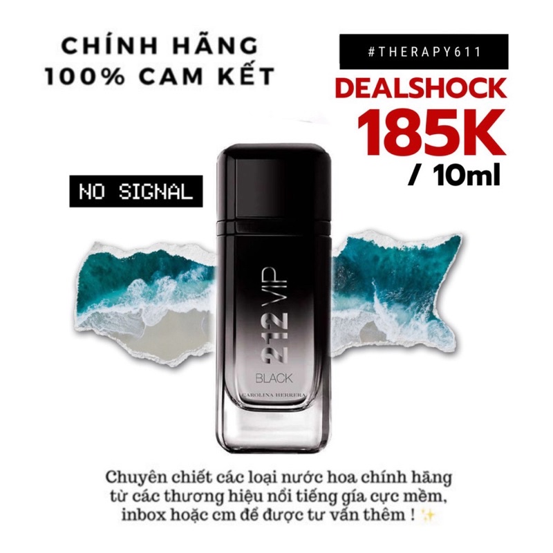 Nước Hoa Carolina Herrera 212 Vip Men Black