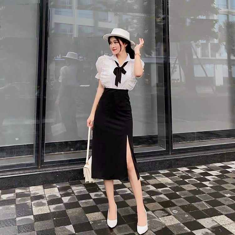 Váy đen trễ vai tay rời size M chưa mặc lần nào | Shopee Việt Nam