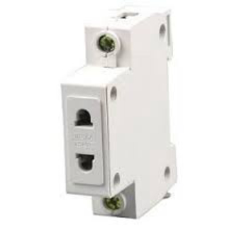 Ổ cắm cài thanh DIN 2 chấu chint AC30-103