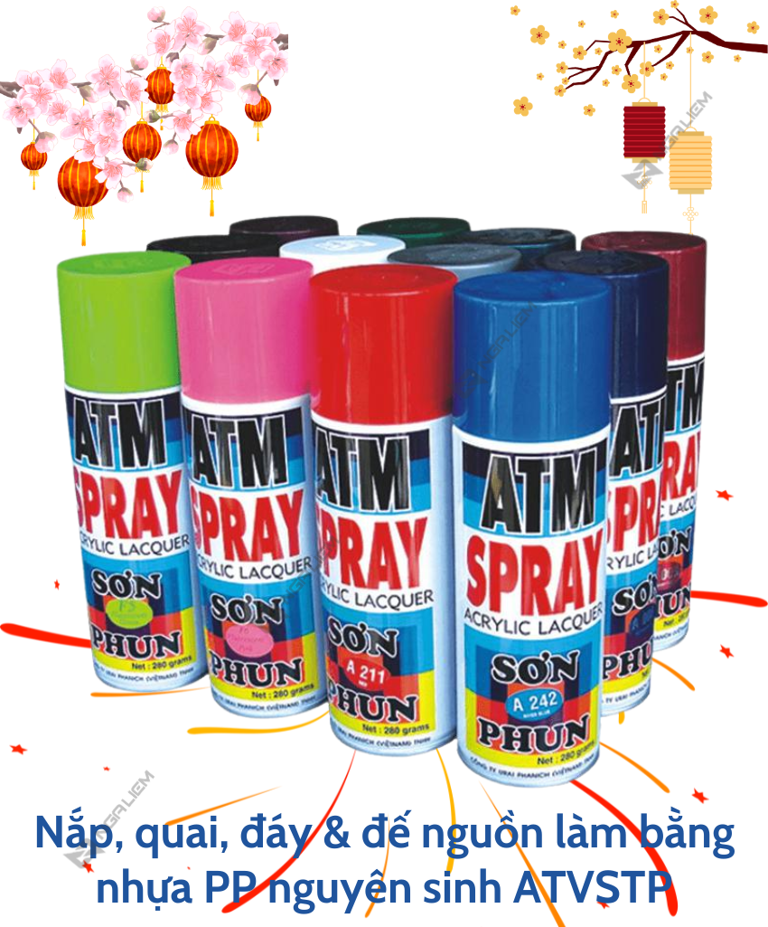 SƠN XỊT ATM SPRAY (400ML) (Màu mô tô + phản quang)