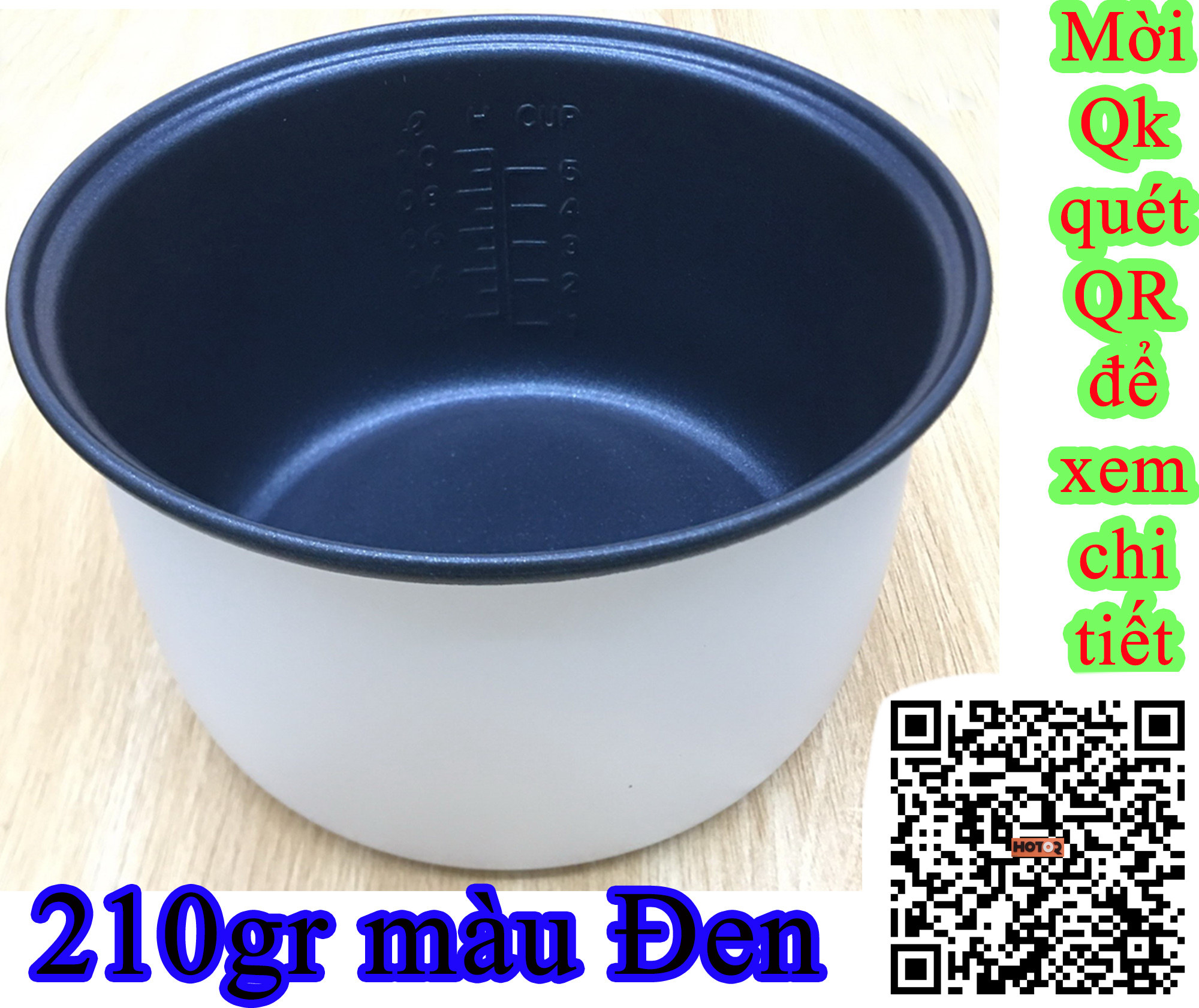 Lòng nồi cơm điện 1.0 L chống dính loại tốt