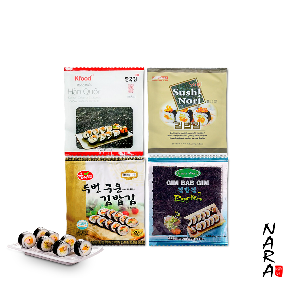 Rong Biển Cuộn Cơm Hàn Quốc bịch 20gr (10 Miếng / Gói)