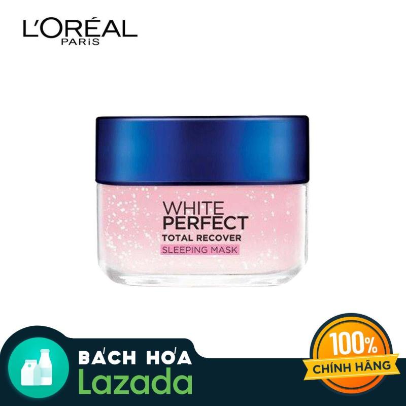 Mặt Nạ Ngủ Dưỡng Da Trắng Mượt Đều Màu LOreal White Perfect 50ml