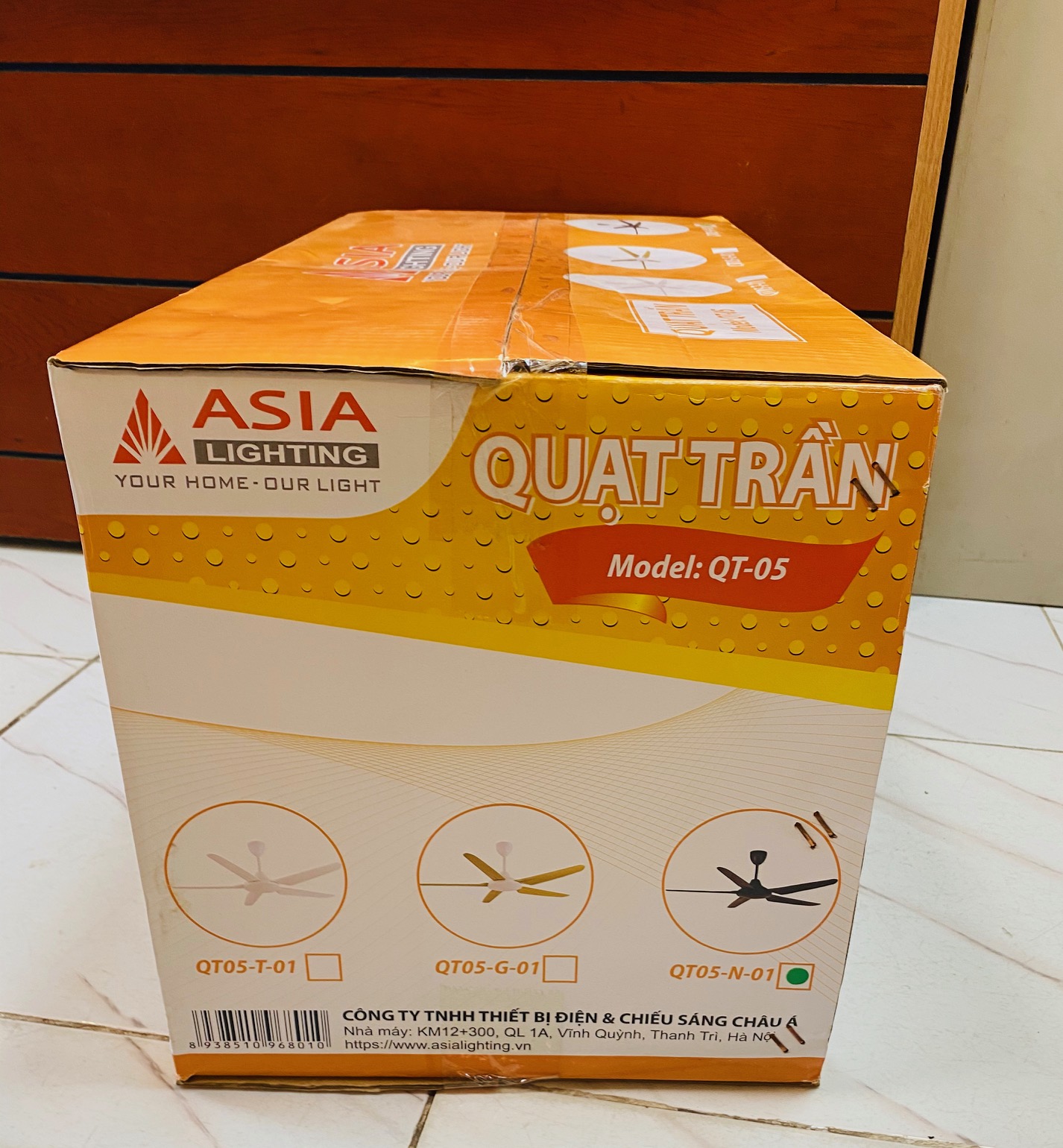 Quạt trần cao cấp QT05-N-01 Asia