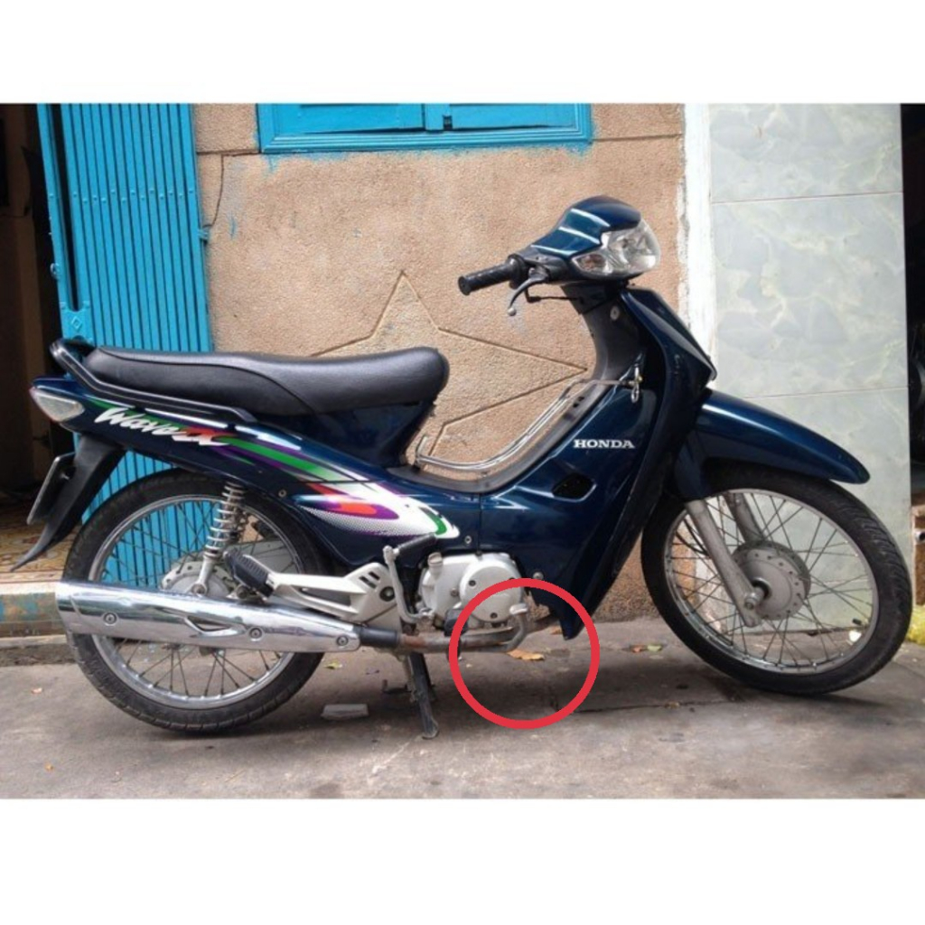 Cần đạp phanh sau xe Wave ZX - Wave anpha cũ - Wave 110 đời 1997 đến 2006