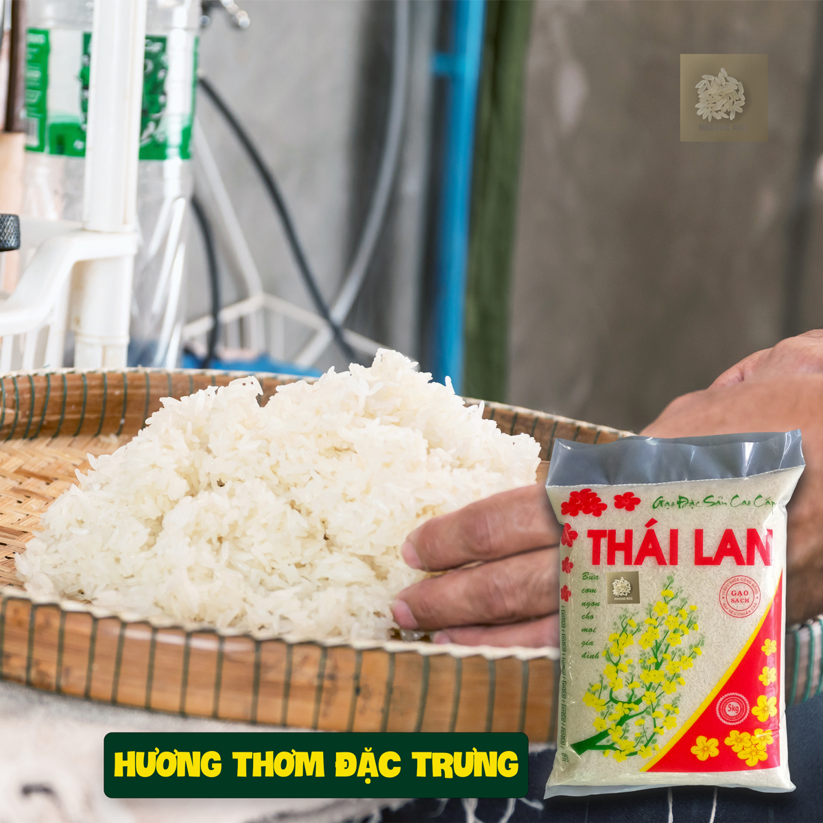 Gạo Thơm Thái Lan dẻo vừa thơm cơm