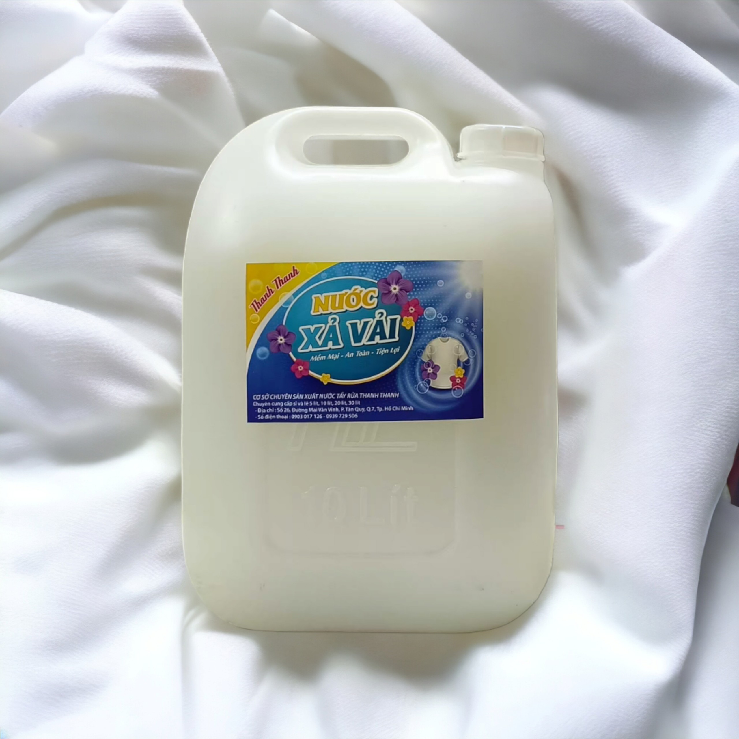 Nước xả vải can 10 lít mềm vải