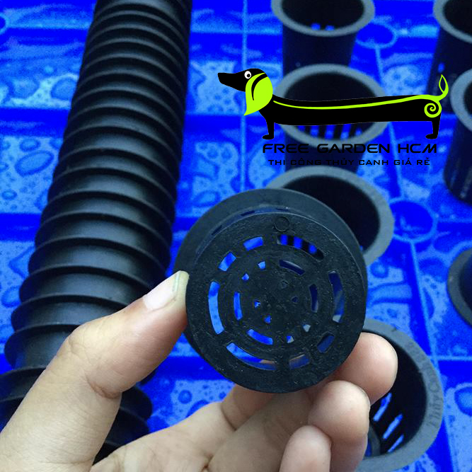 RỌ NHỰA TRỒNG RAU PHI 55 HOẶC PHI 65 COMBO 100 CÁI