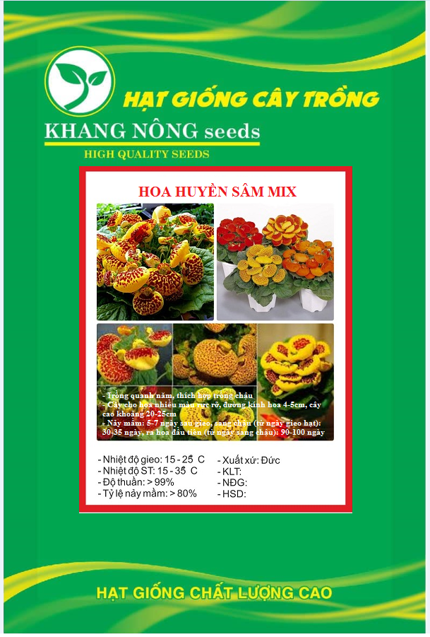 Hạt giống hoa huyền sâm nhiều màu - gói 20 hạt