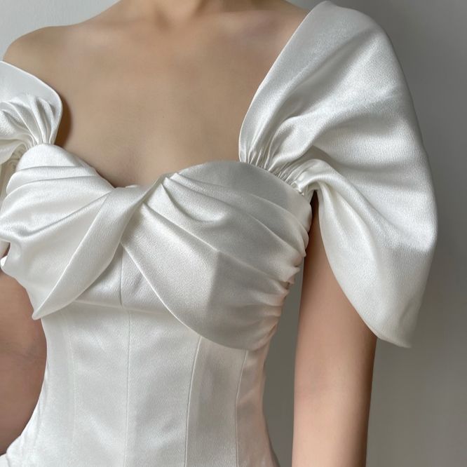 JUBIN STUDIO | Áo Effie Dáng Corset Tay Nhún (Effie Corset)