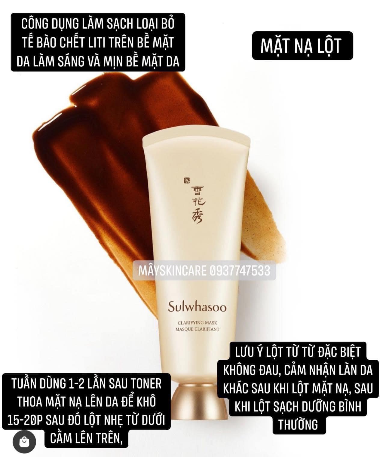 Gói Mặt nạ lột Sulwhasoo 5ml
