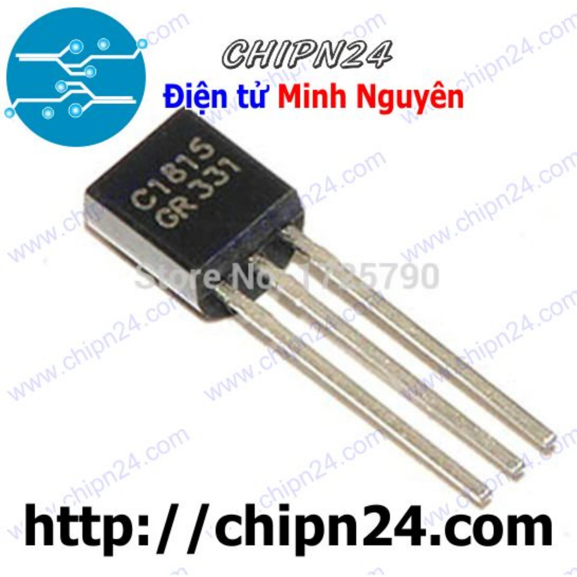 [25 con] (KT1) Transistor C1815 TO-92 NPN 150mA 50V (2SC1815 1815)
