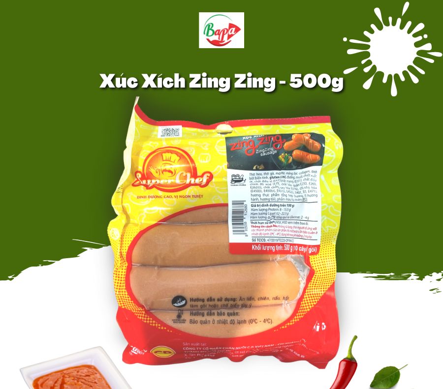 Xúc xích zing zing - 500g