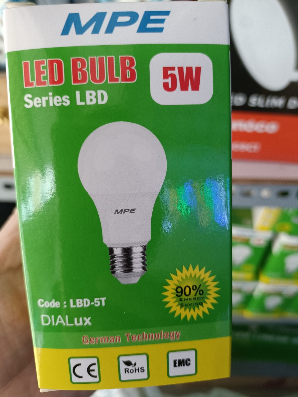 ĐÈN LED BULB 5W MPE LBD-5