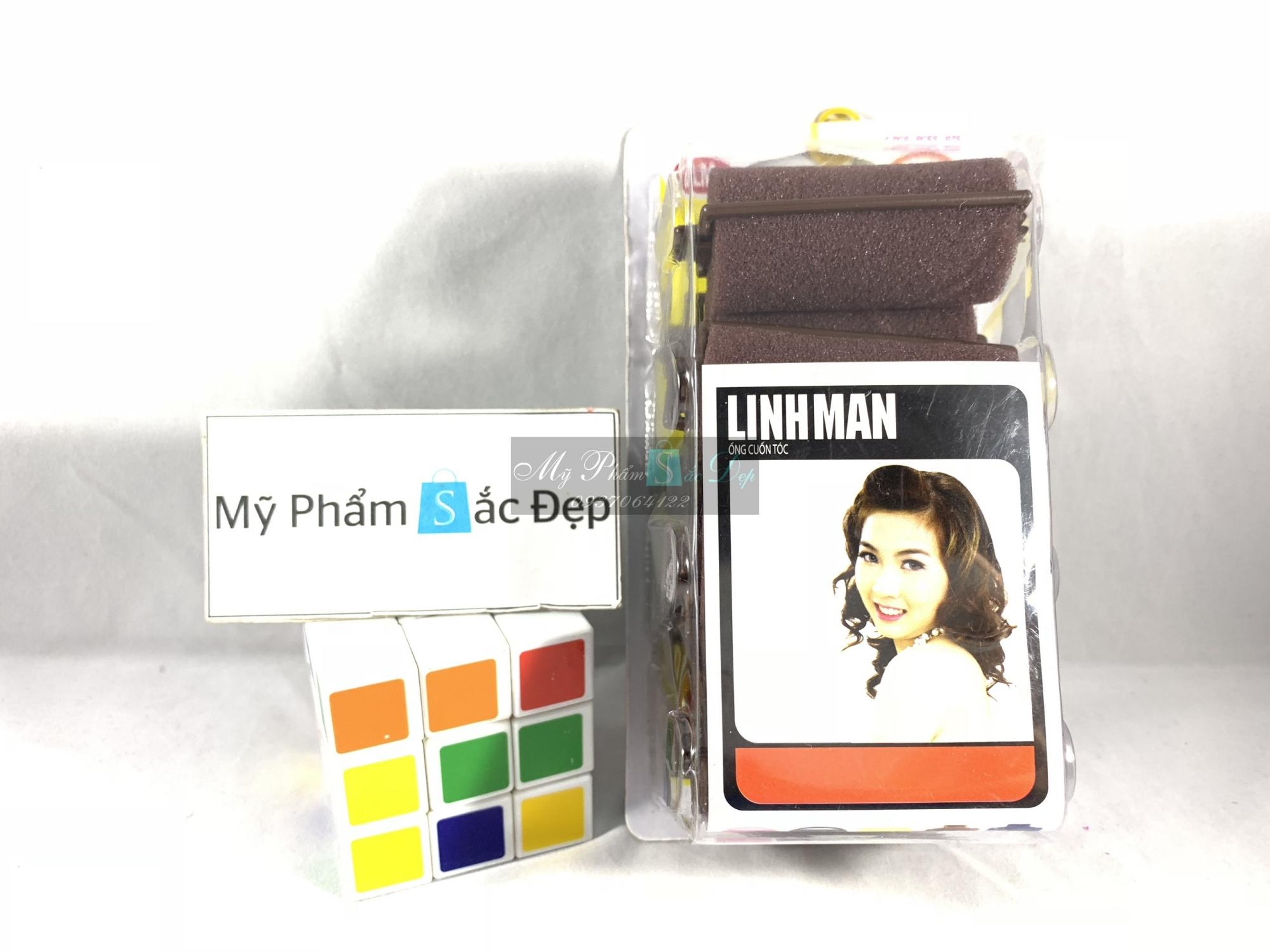 [HCM]Hộp ống cuốn tóc mút LINHMAN bộ 8 Cái