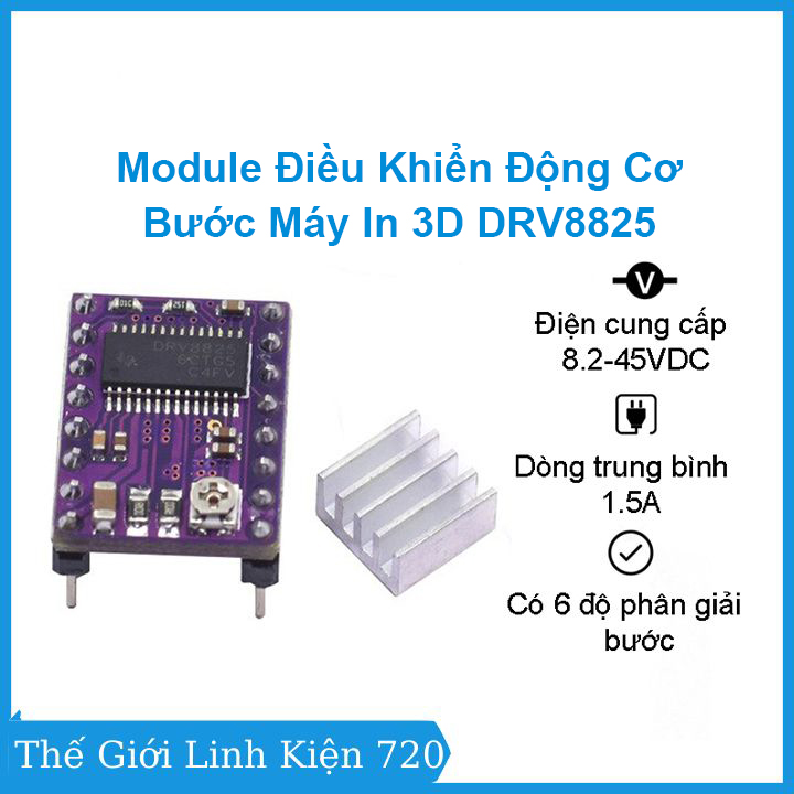 Module điều khiển động cơ bước máy in 3D DRV8825